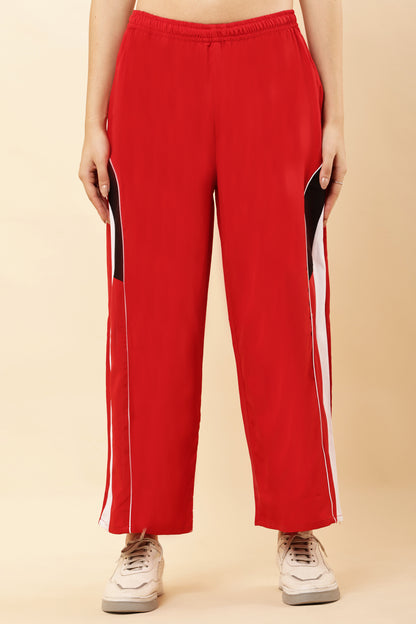 Women Solid Black Track Pants