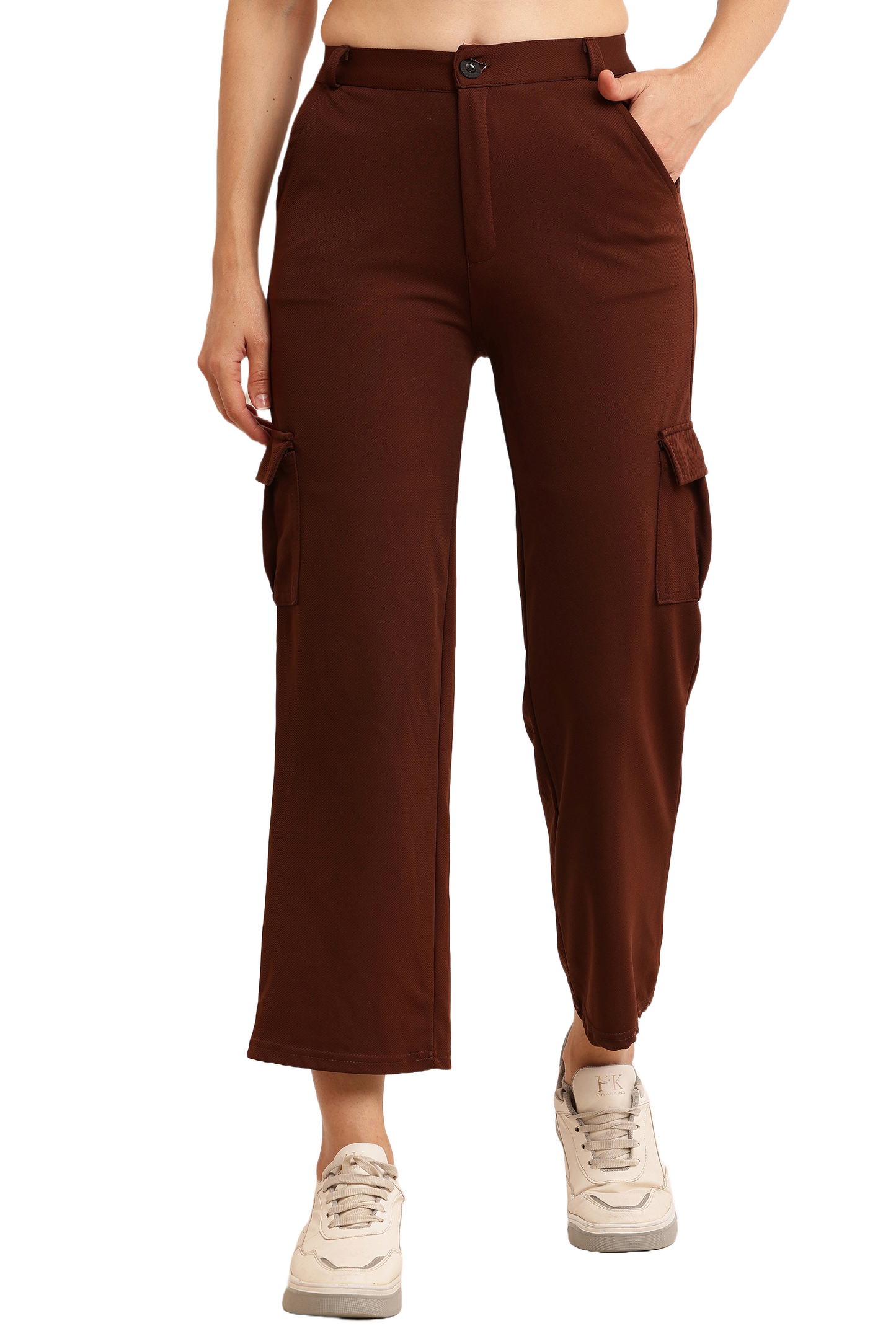 BB Collection Women's High-Rise Multi Color Cargo Pants Comfy & Stylish Utility Wear Size 26 to 32