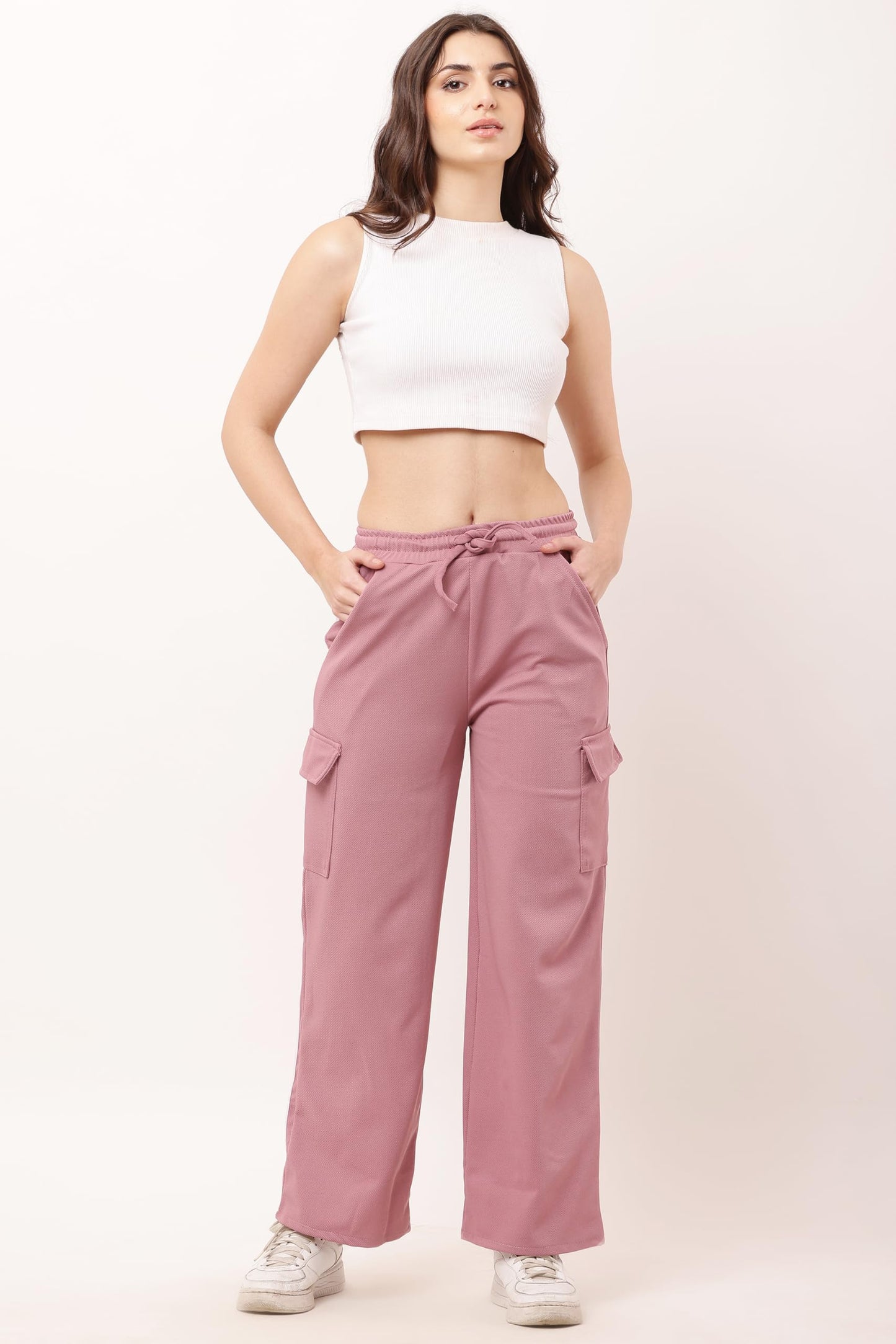 Cargo Pants With White Stripes