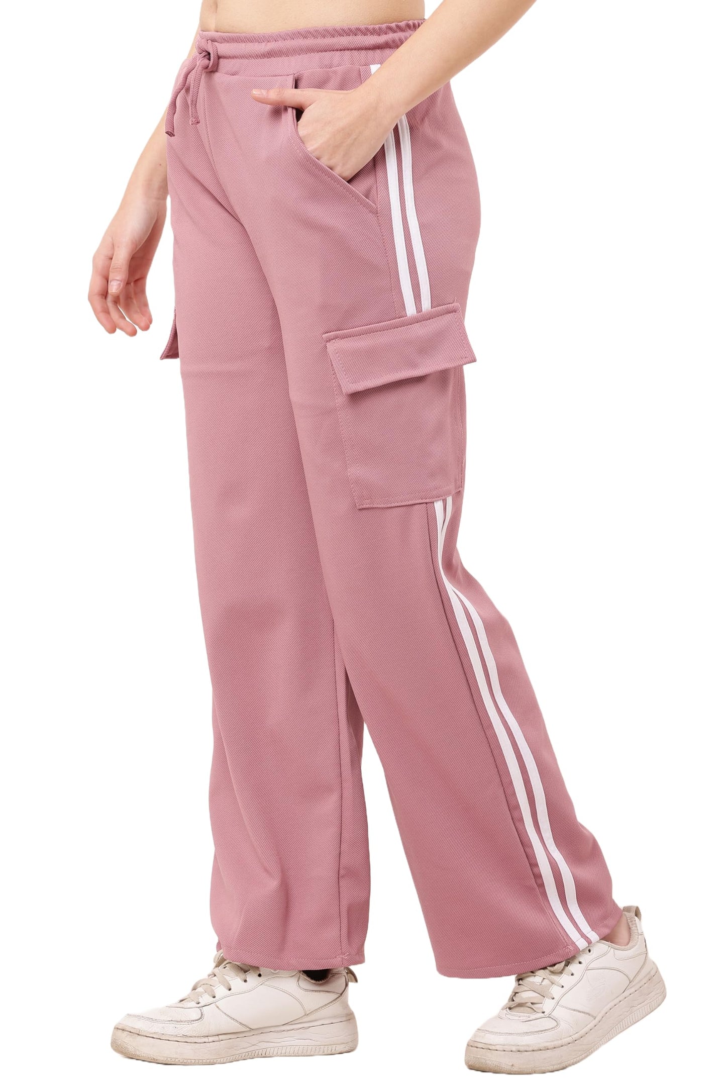 Cargo Pants With White Stripes