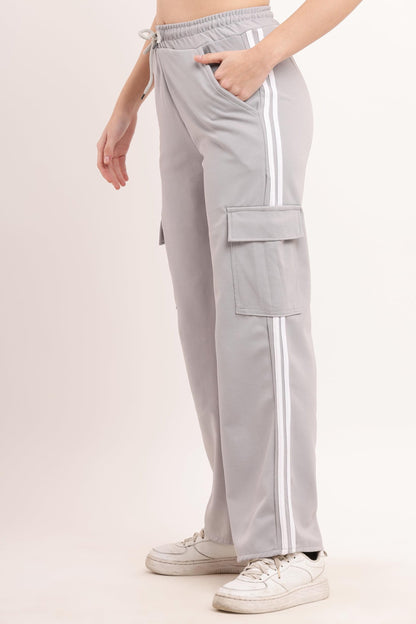 Cargo Pants With White Stripes