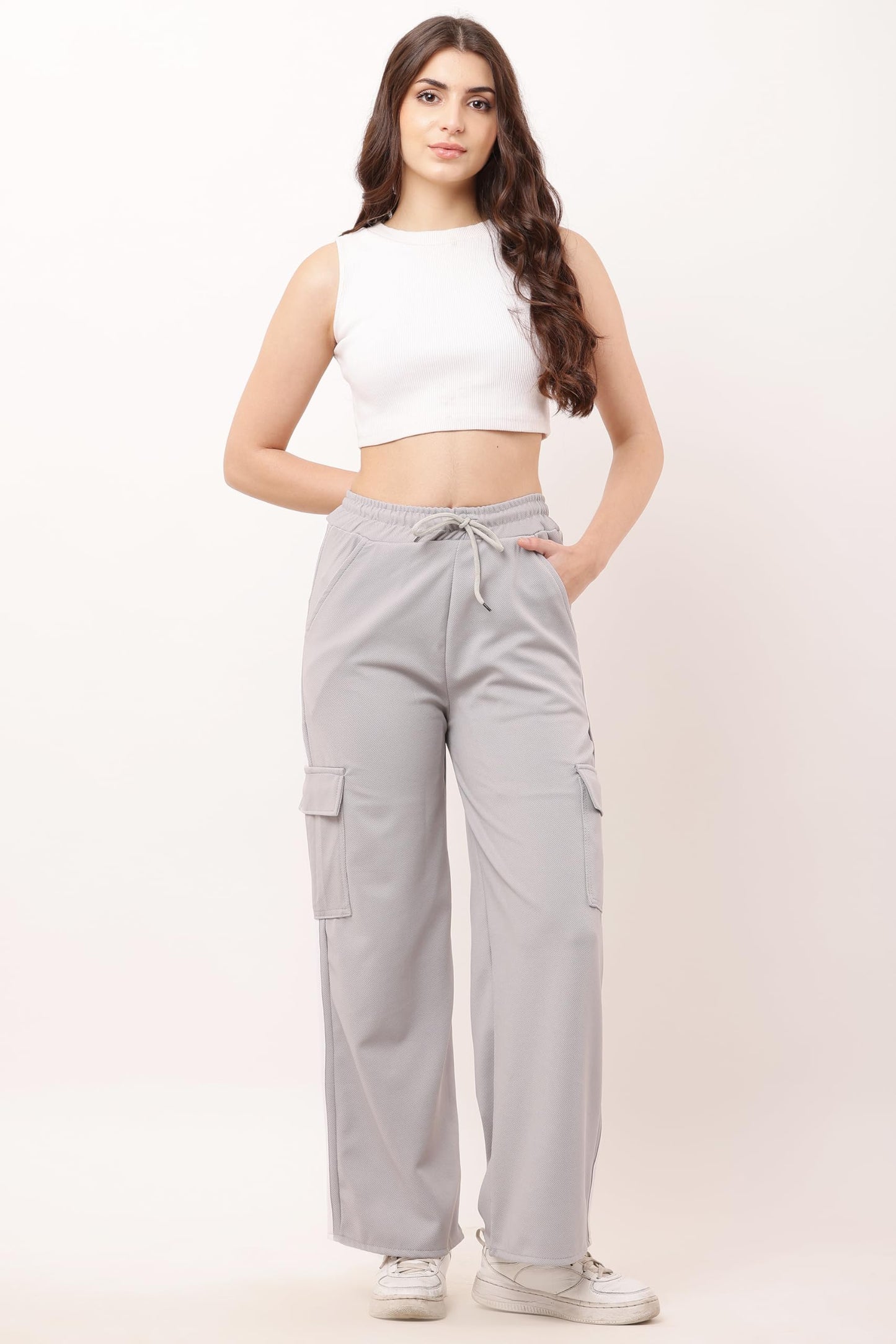 Cargo Pants With White Stripes