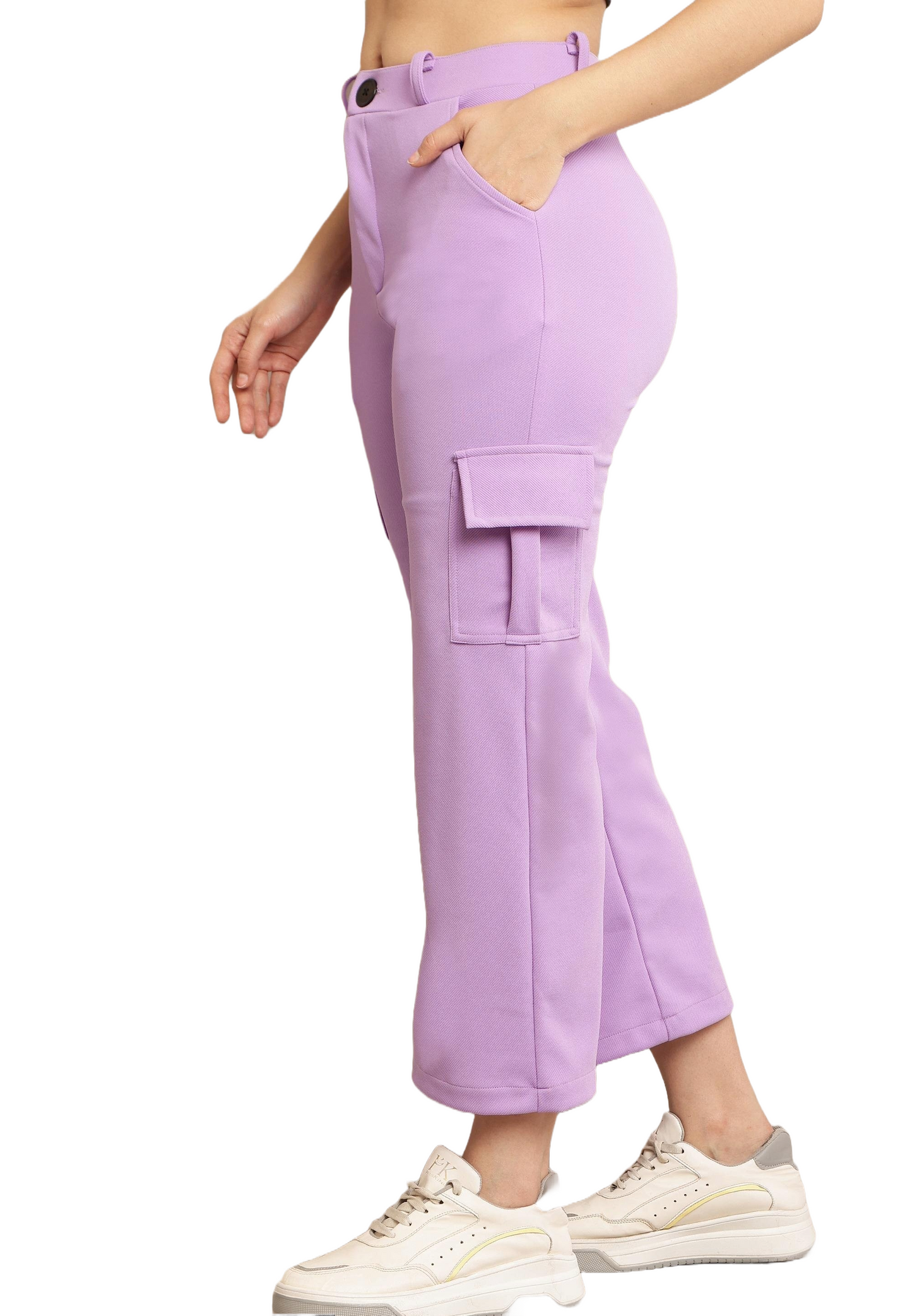 BB Collection Women's High-Rise Multi Color Cargo Pants Comfy & Stylish Utility Wear Size 26 to 32