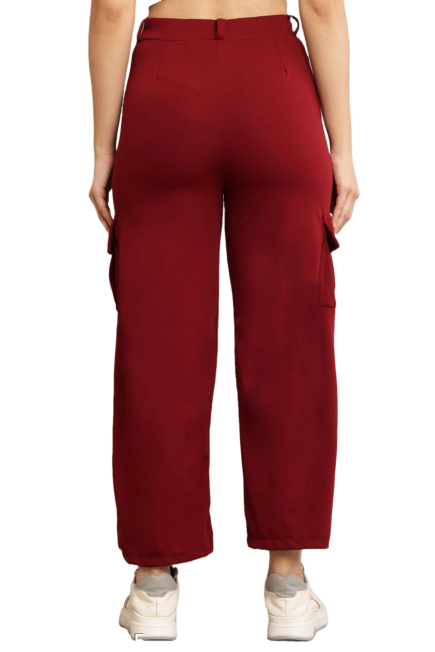 BB Collection Women's High-Rise Multi Color Cargo Pants Comfy & Stylish Utility Wear Size 26 to 32