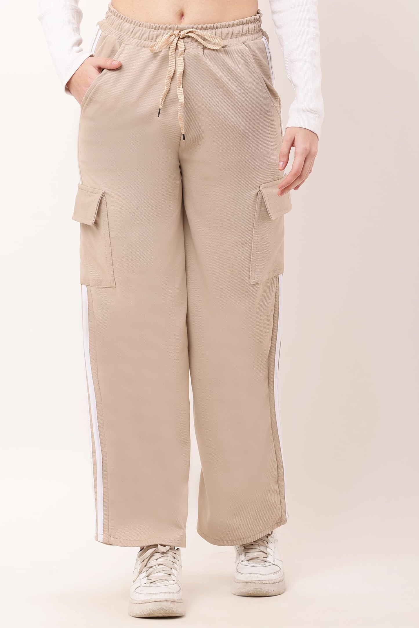 Cargo Pants With White Stripes