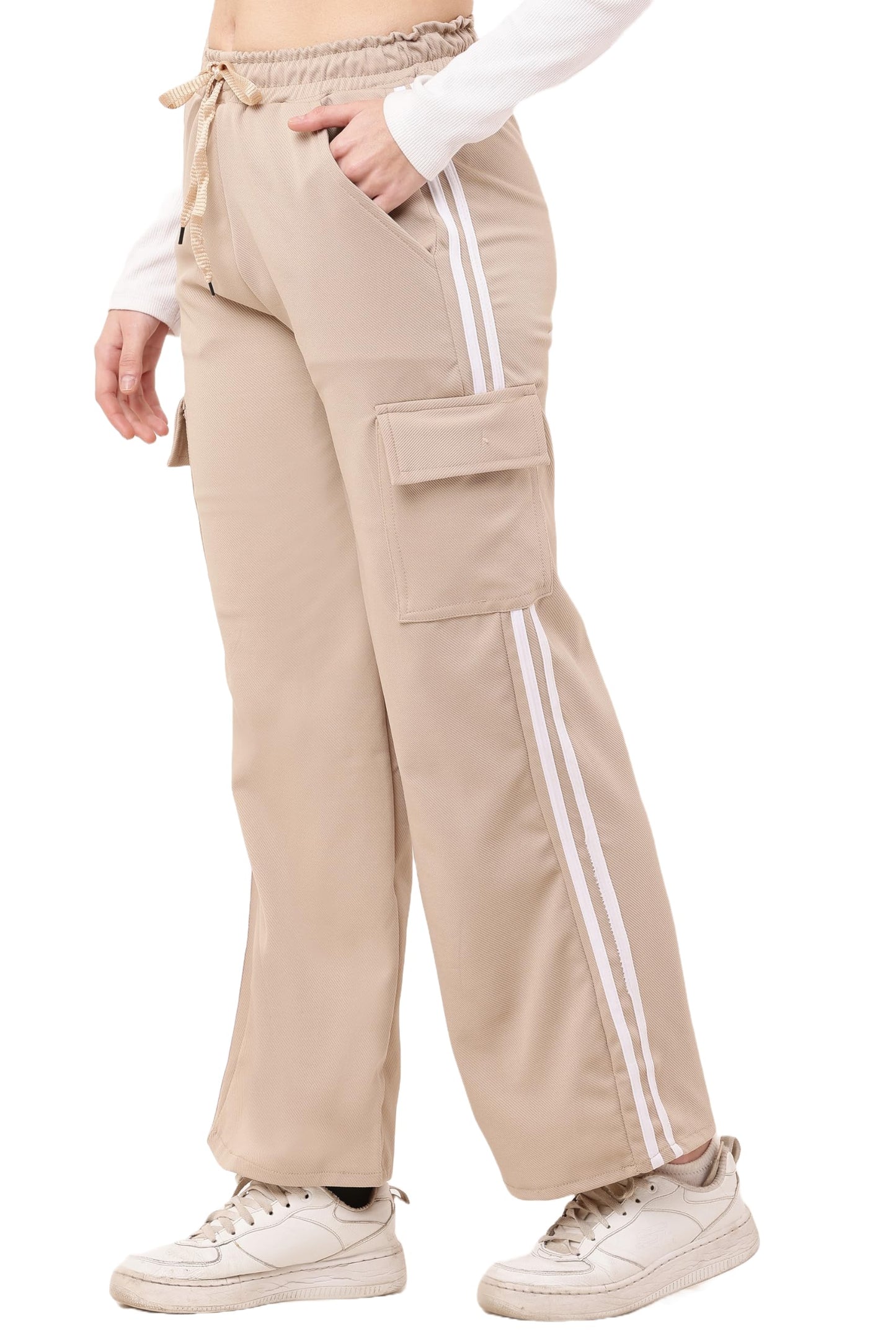 Cargo Pants With White Stripes