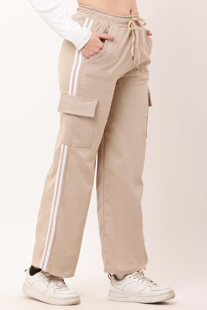 Cargo Pants With White Stripes