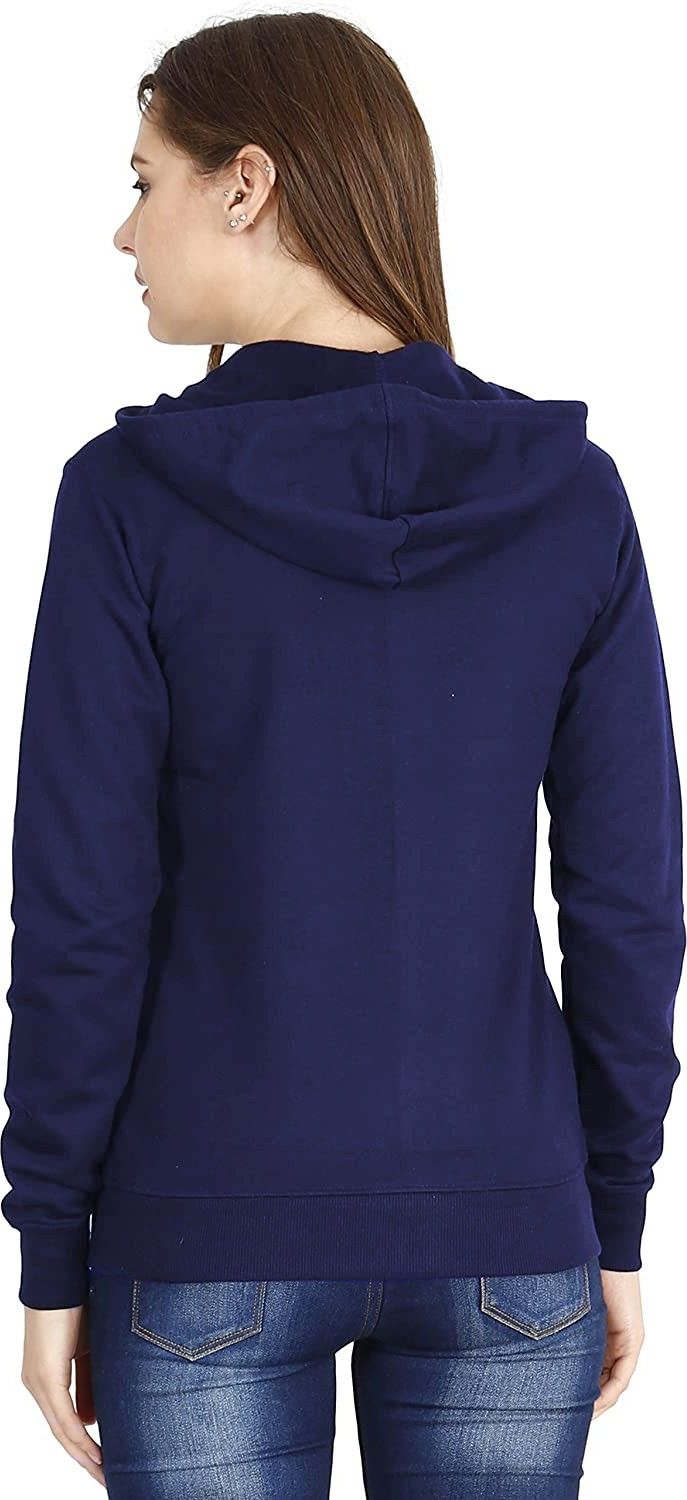 Women Self Design Fleece Jacket