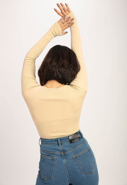 Women's Ribbed Corset Curved Hem Tops