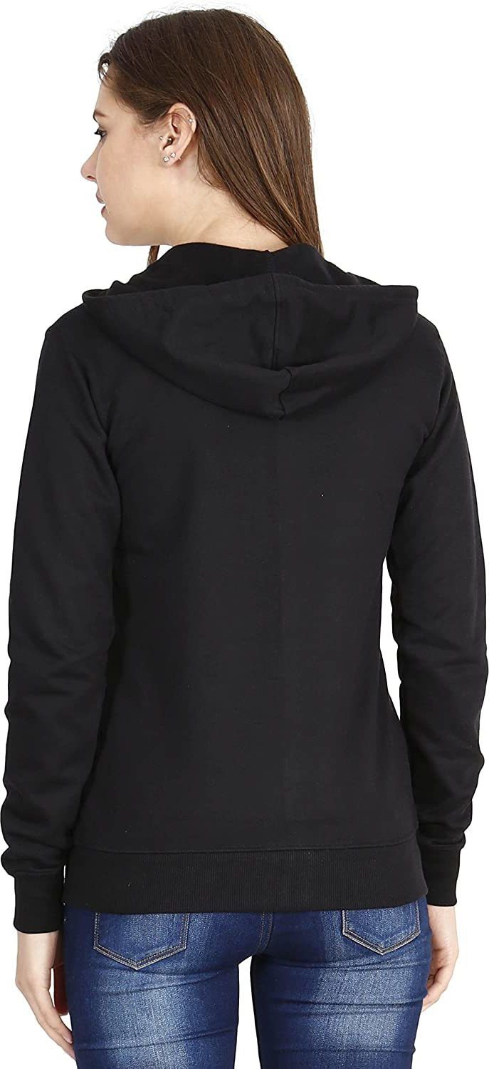 Women Self Design Fleece Jacket